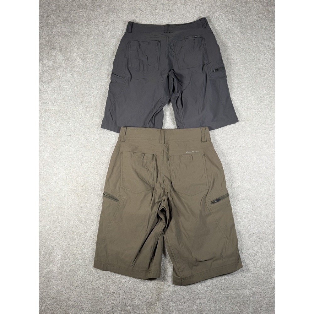 2 Pair Eddie Bauer First Ascent Guide Pro Shorts Mens 30 Hiking Nylon Stretch - Picture 7 of 11